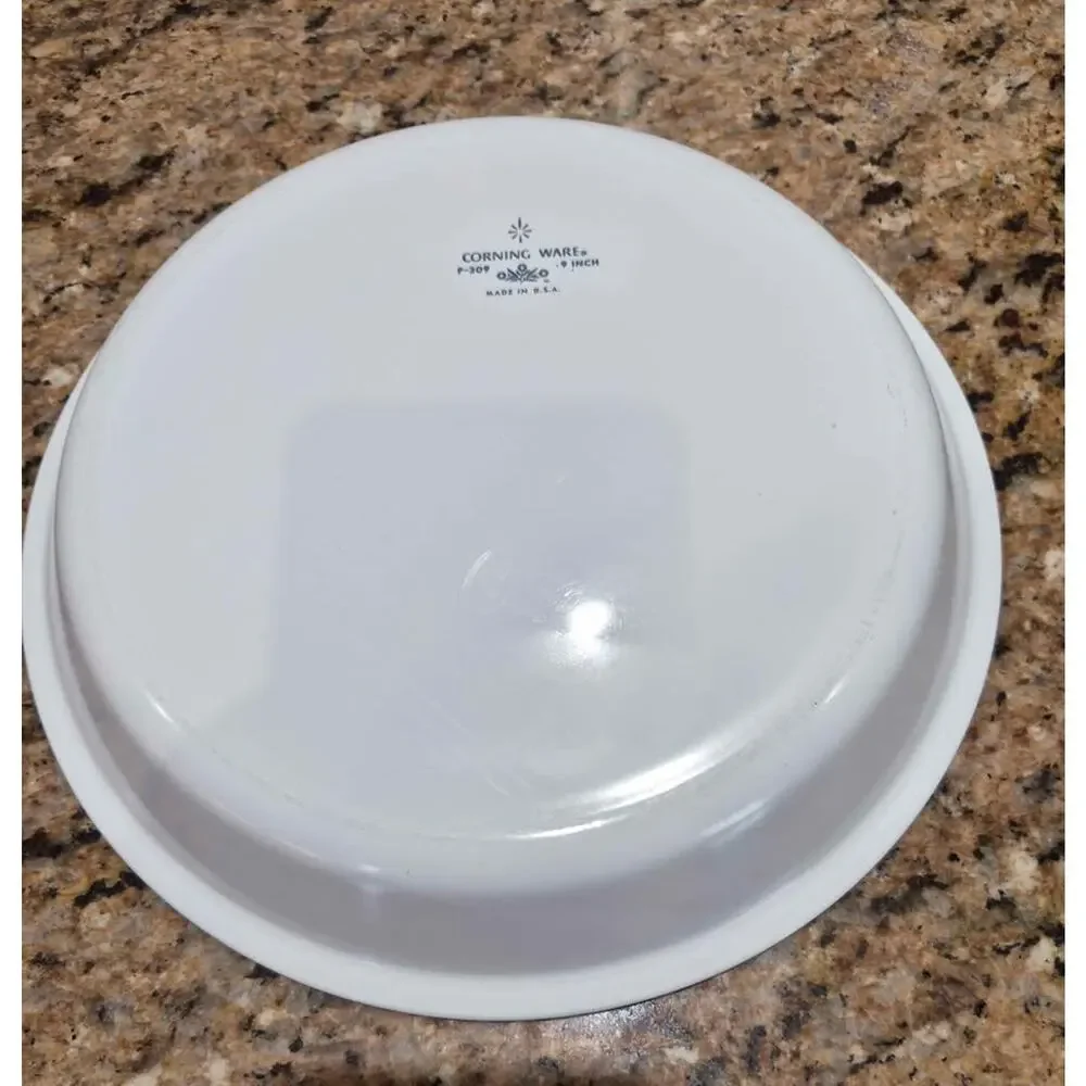 Corning Ware Blue Cornflower Pie Plate 9